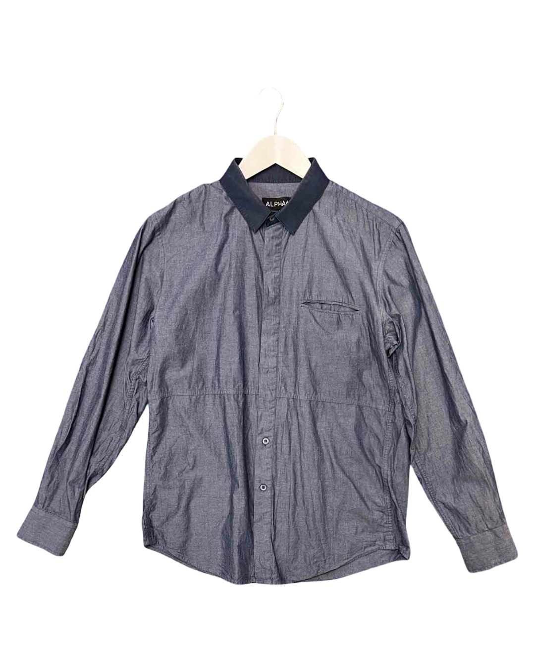 Size L | Alpha60 Blue Cotton Shirt
