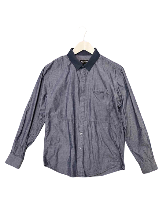 Size L | Alpha60 Blue Cotton Shirt