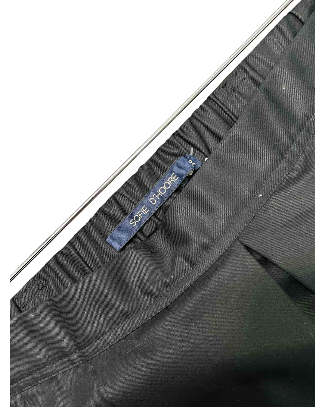Size 38 (M) | Sofie D'Hoore Black Double Pleat Skirt