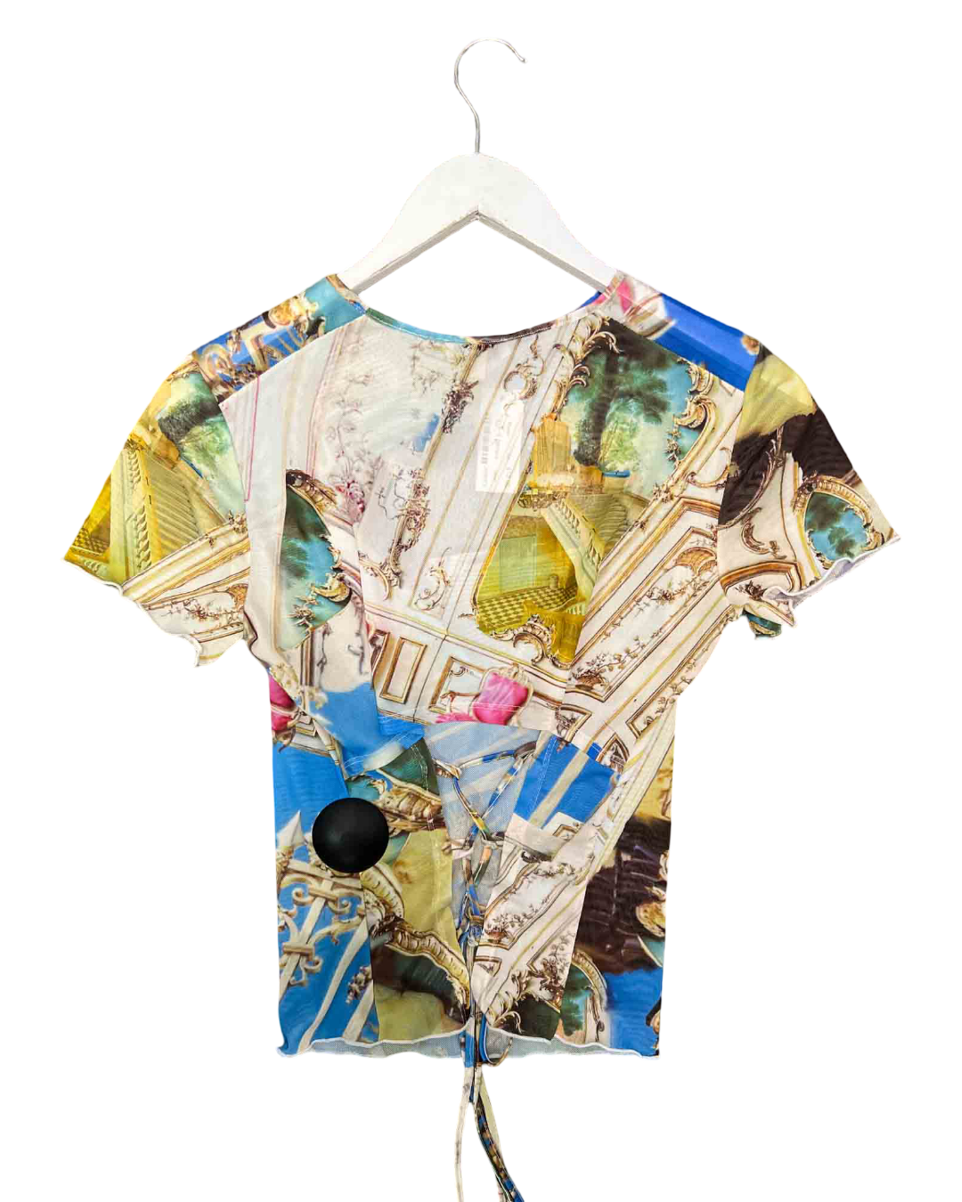 Size XL | Miaou Mesh Keyhole Top