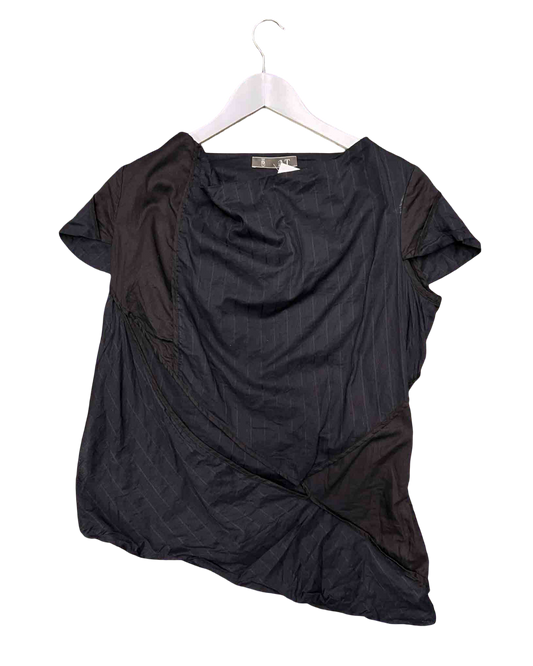 Size 6 (10) | A.T Black Striped Print Top