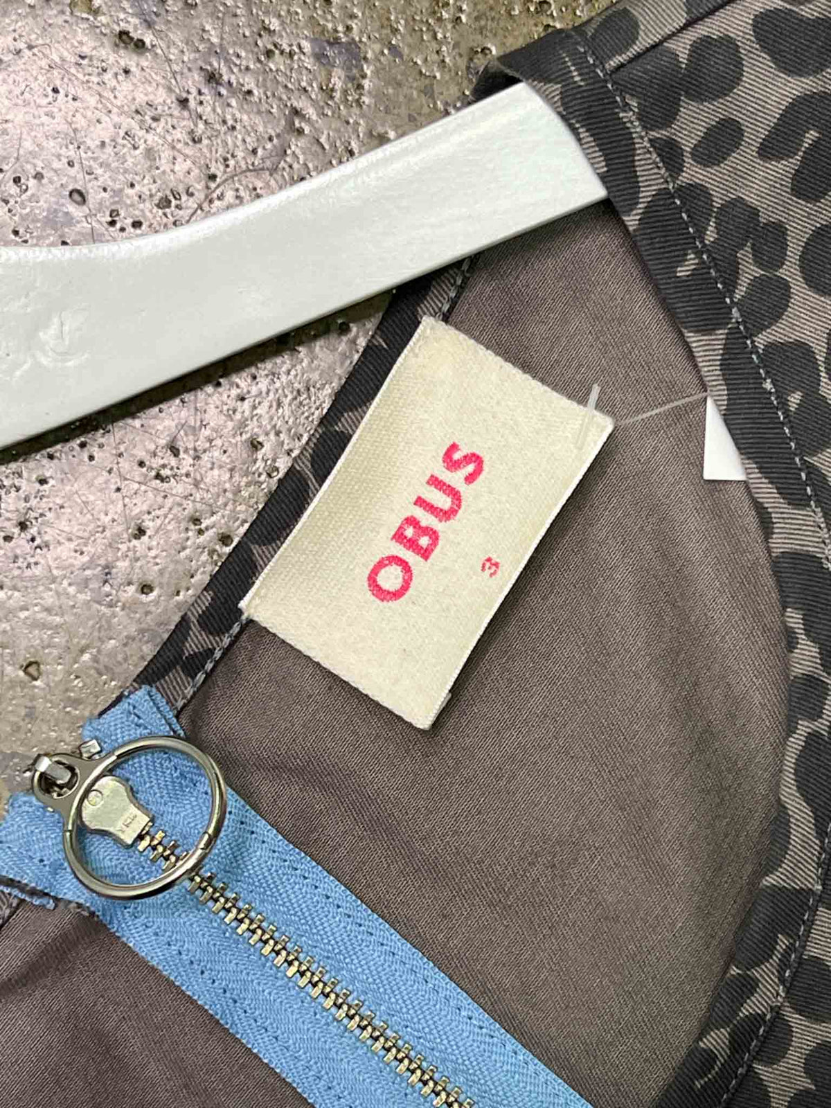 Size 3 (L) | Obus Grey Printed Dress