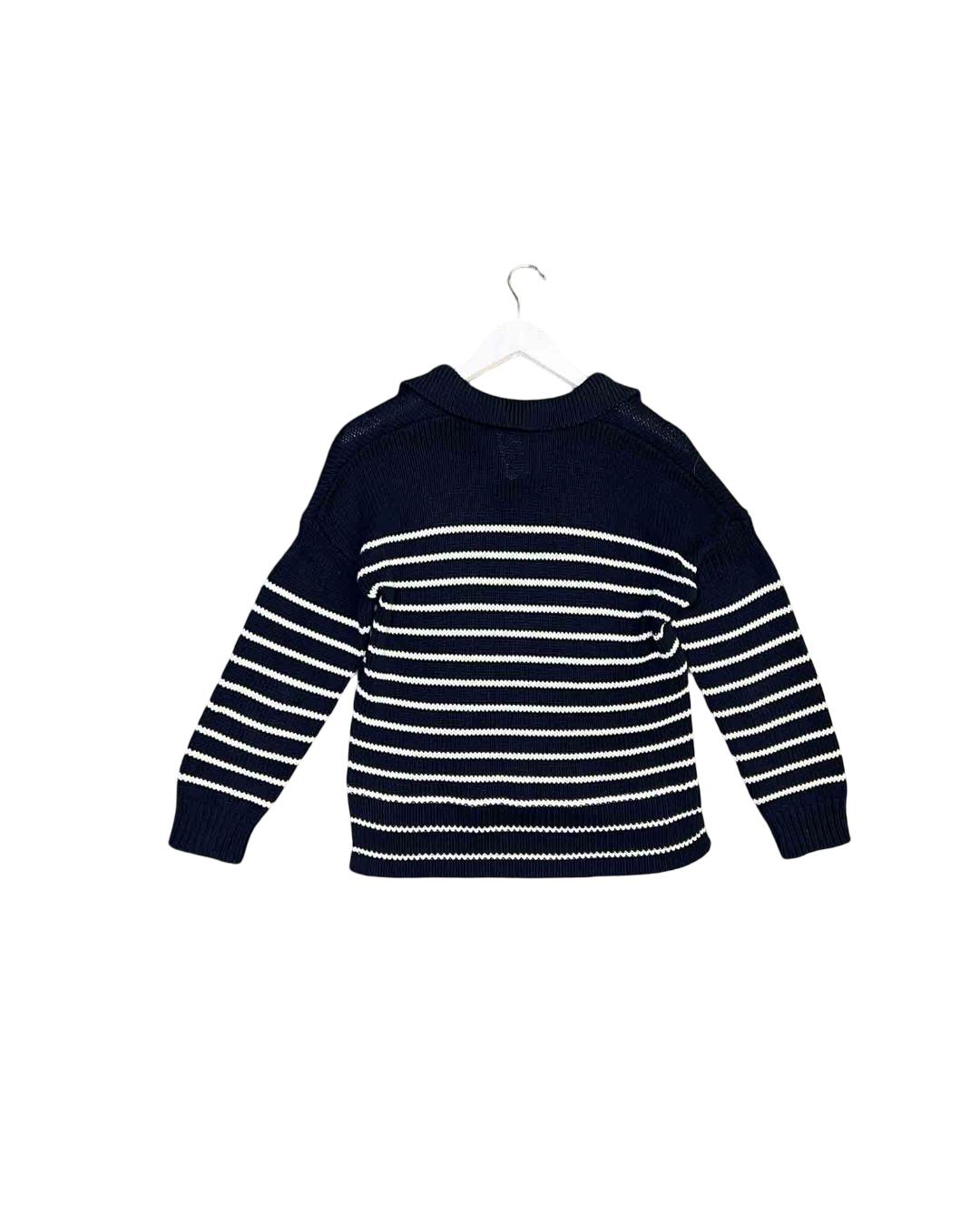 Size S | Alex Mill Bond St. Striped Polo Sweater