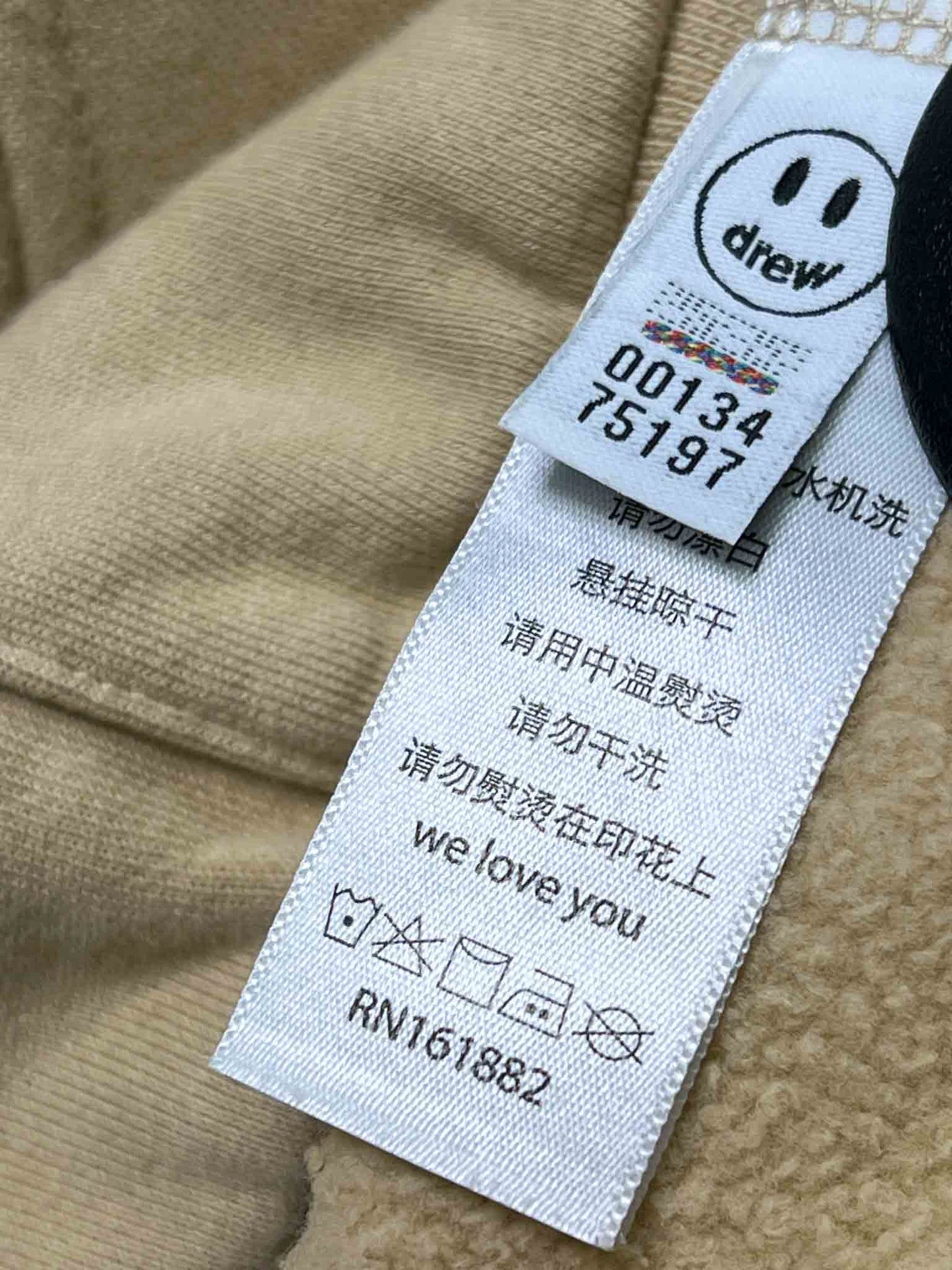 Size S | Drew House Teddy Hooded Jumper