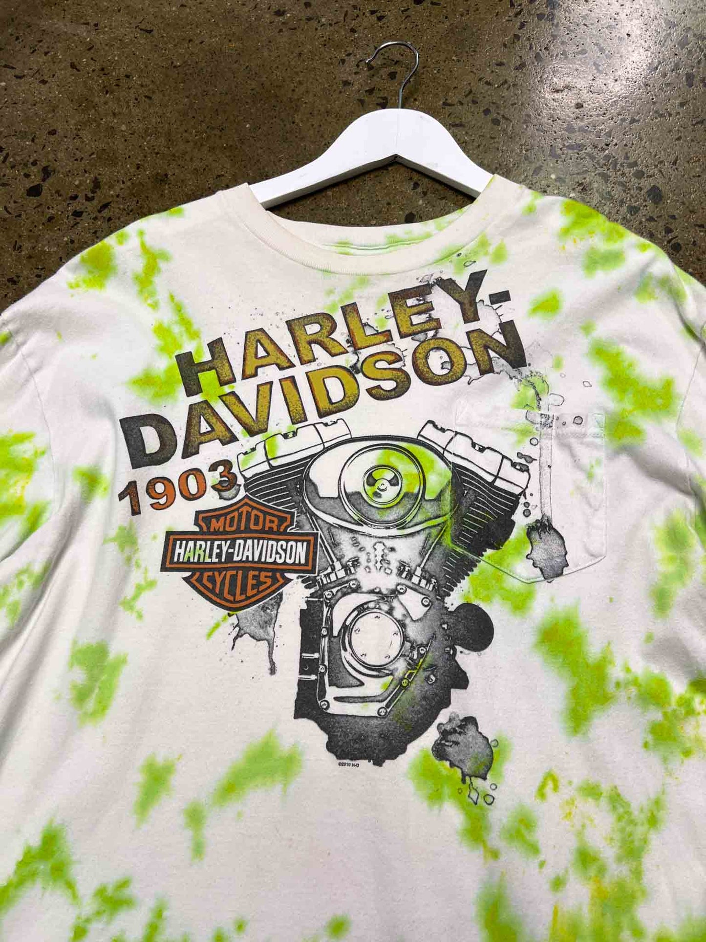 Size XL | Harley Davidson Tie Dye Long-Sleeve Top