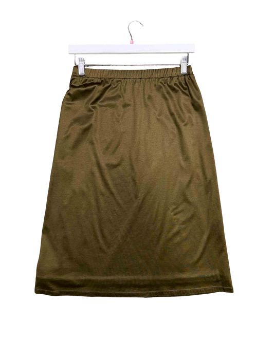 Size 3 (M/L) | Issey Miyake Khaki Skirt