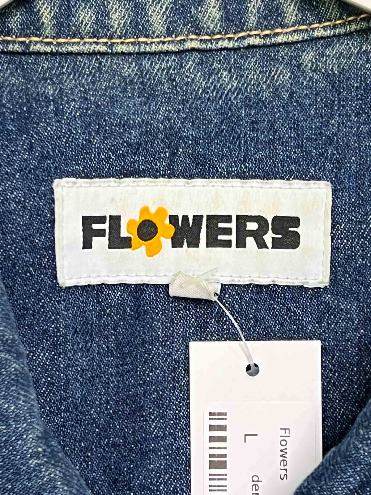 Size L | Flowers by Sister Studios Denim Jacket