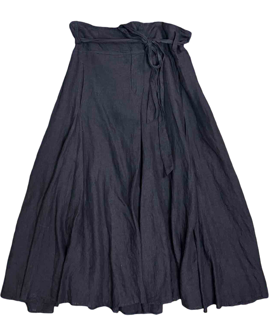 Size 4 (14) | Lee Mathews Linen Paperbag Waist Skirt