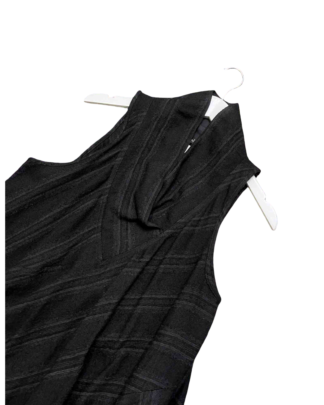 Size M | Et Al Black Asymmetrical Wool Dress