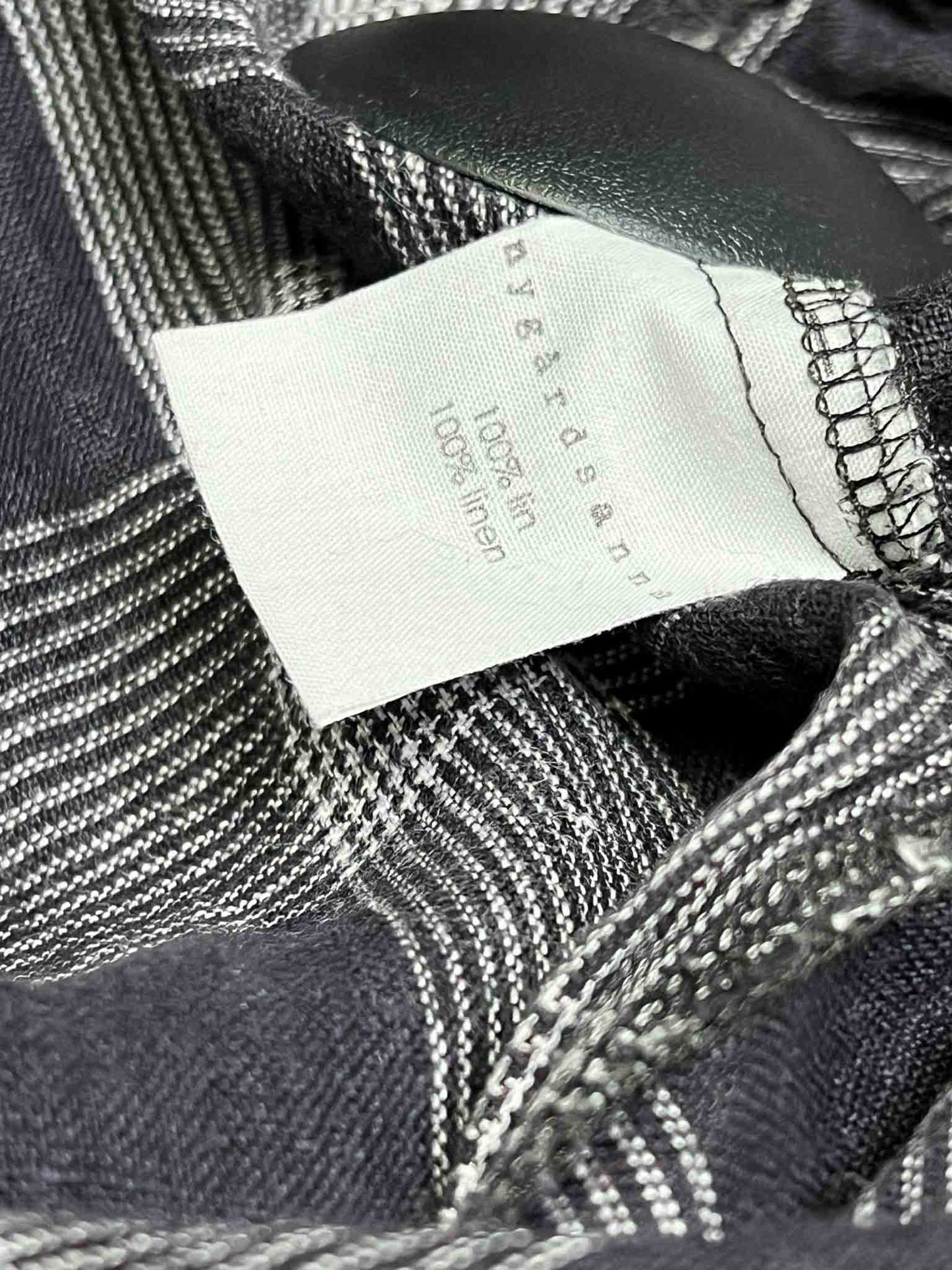 Size S/M | Nygardsanna Midnight Linen Plaid Top
