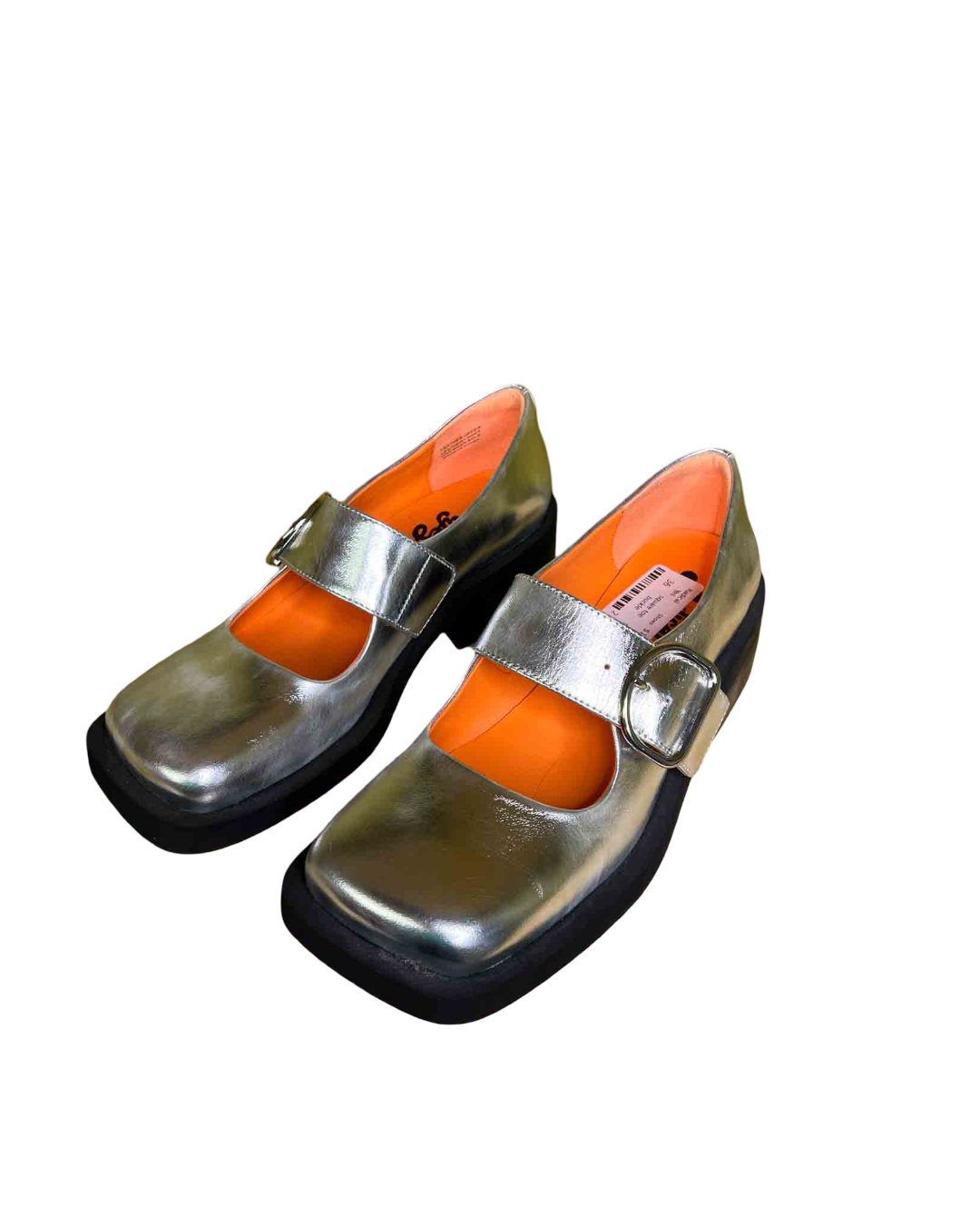 Size 36 | Radical Yes Silver Mary Janes