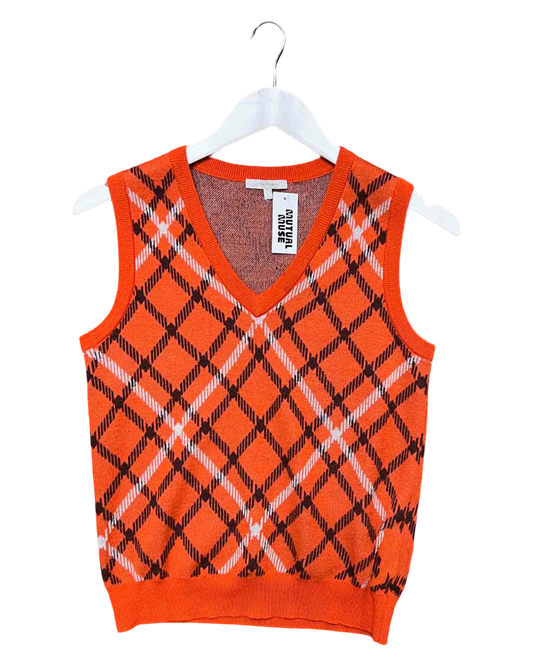 Size S | Anna Thomas Red Wool Vest