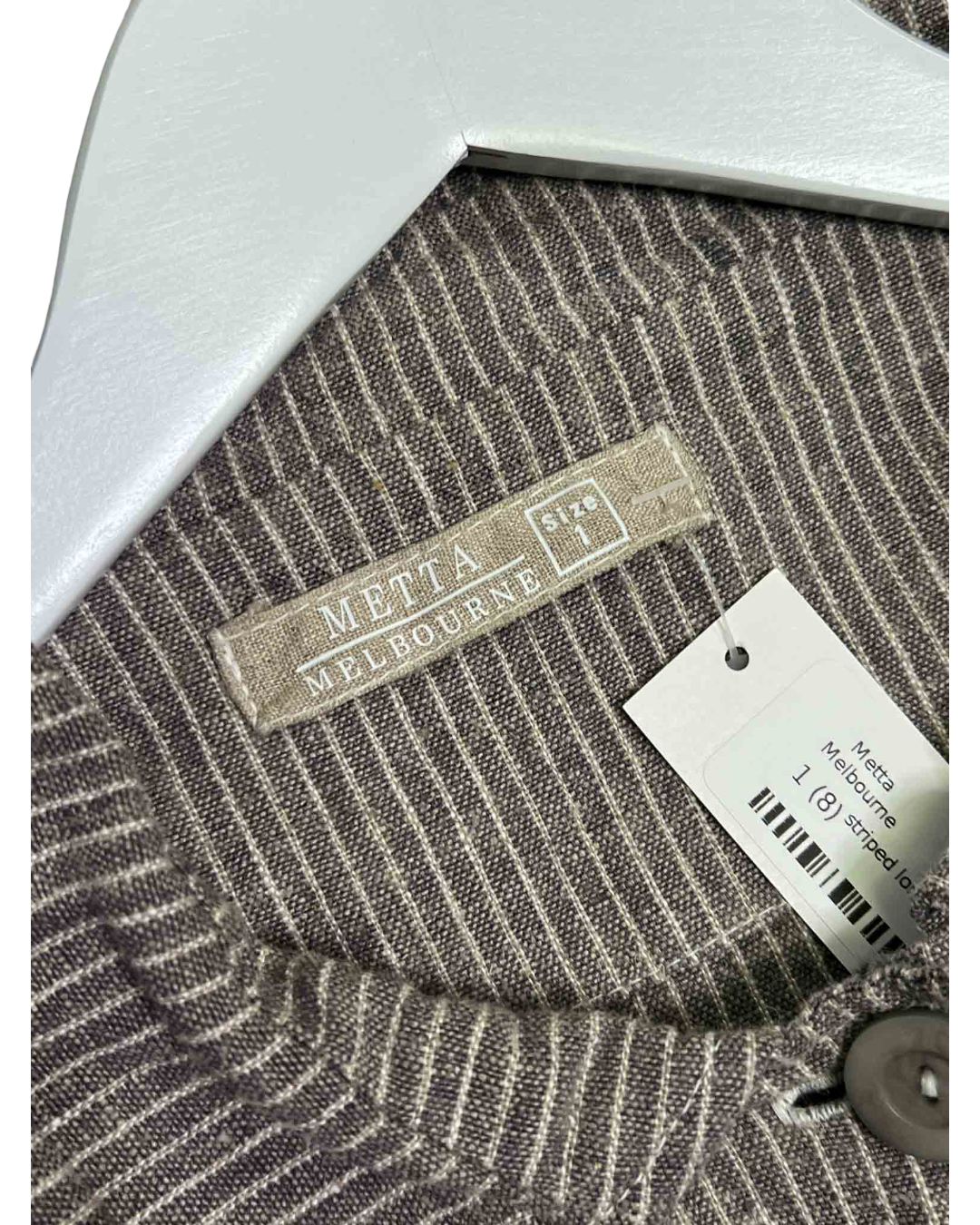 Size 1 (8) |  Metta Melbourne Linen Jacket Top