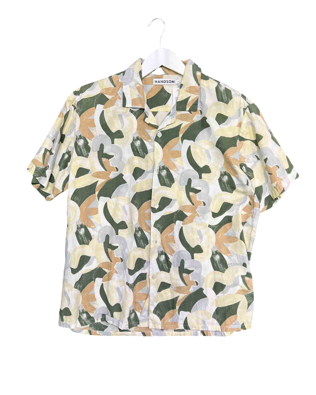Size L | Handsom Painted Floral Print Shirt