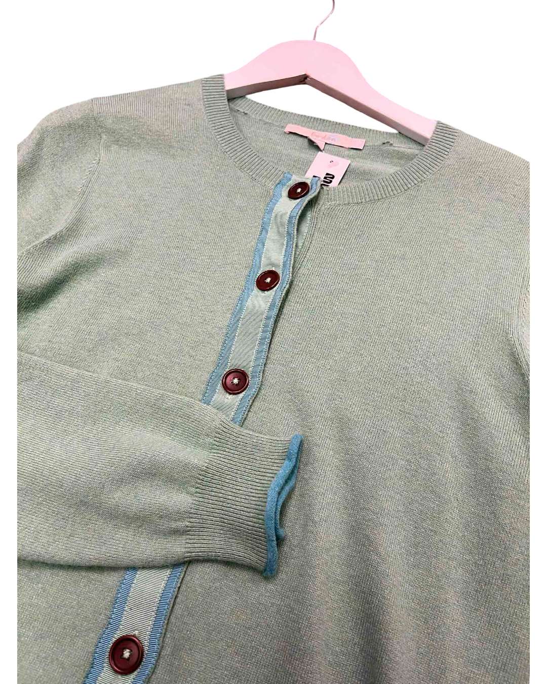 Size 16 | Boden Green Cashmere Cardigan