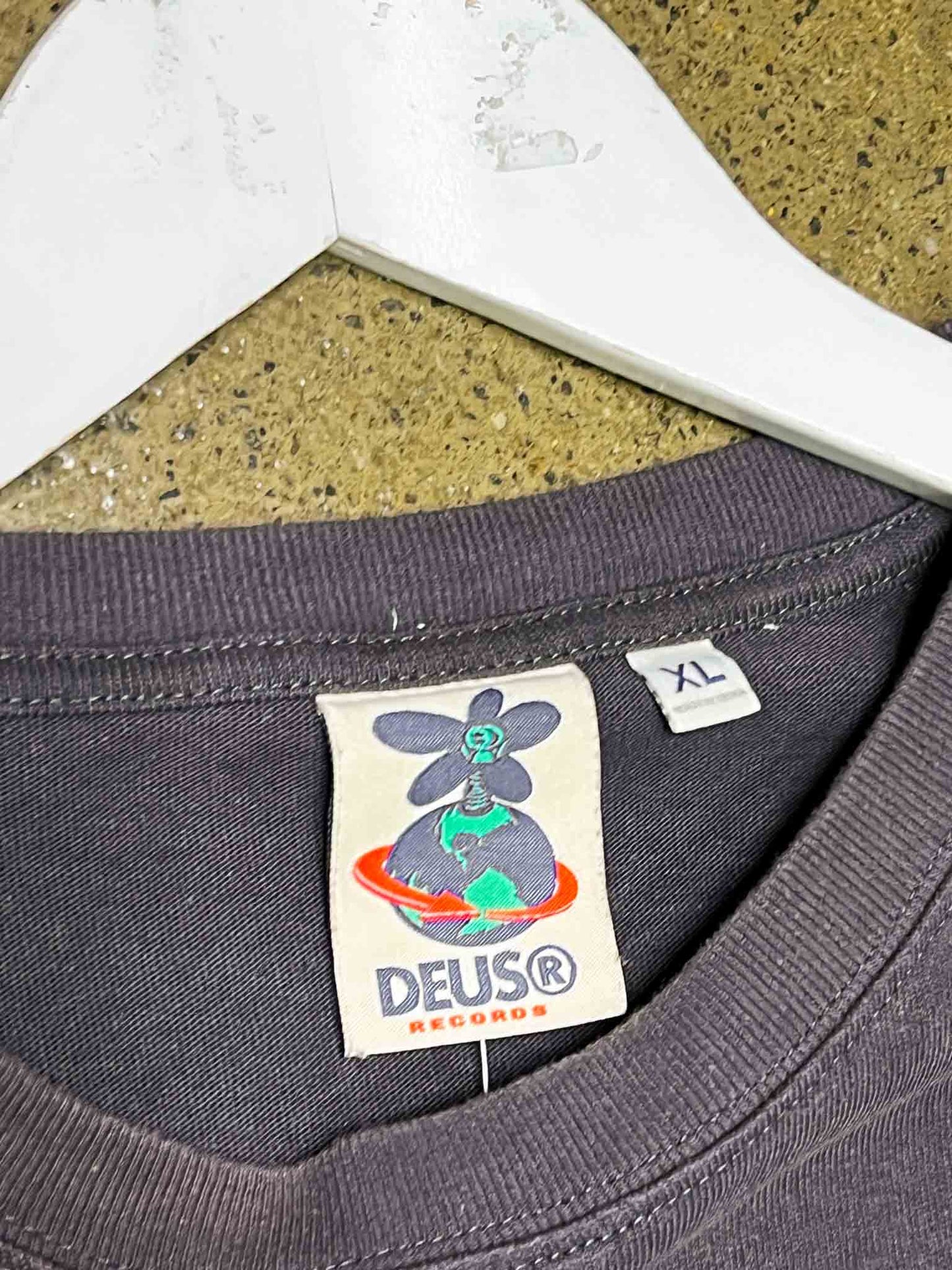 Size XL | Deus Records Cotton Teddy T-Shirt