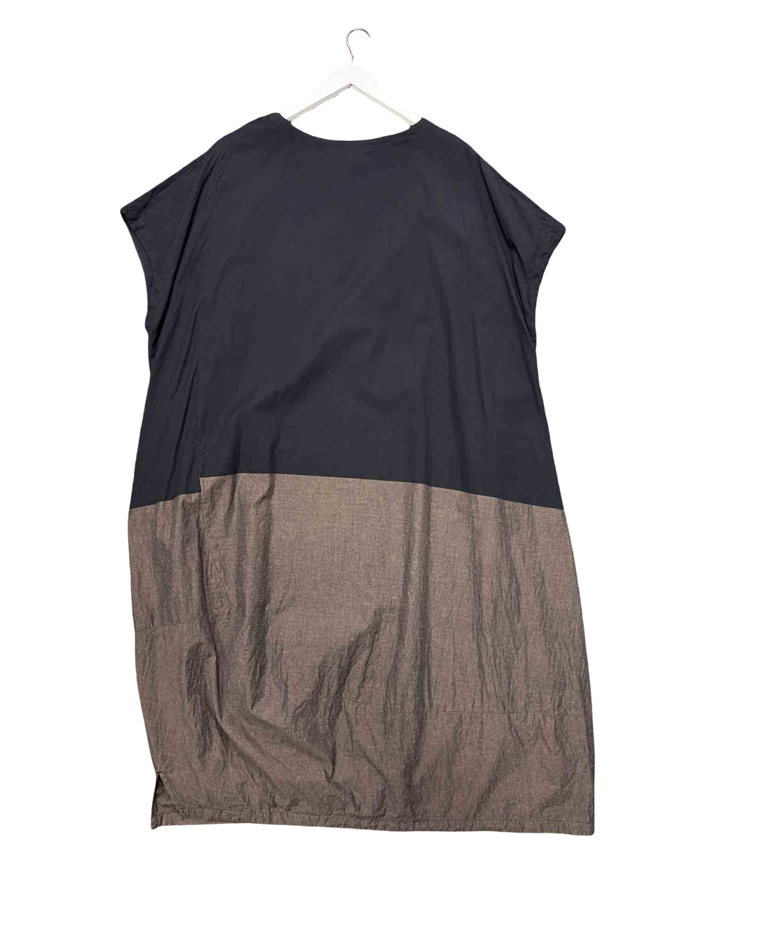 Size L | Moyuru Black/Brown Panelled Dress With Tags