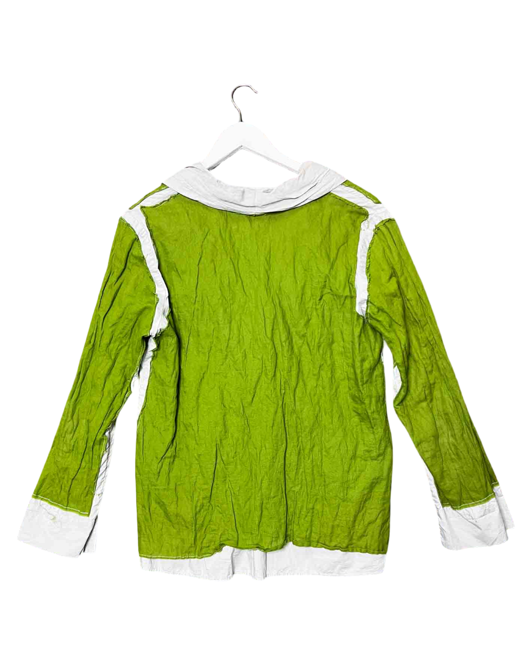 Size 4 (14) | Nicola Waite Grey/Green Textured Top