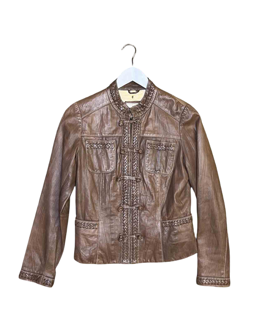 Size 38 (M) | Essentiel Antwerp Lambswool Braided Jacket