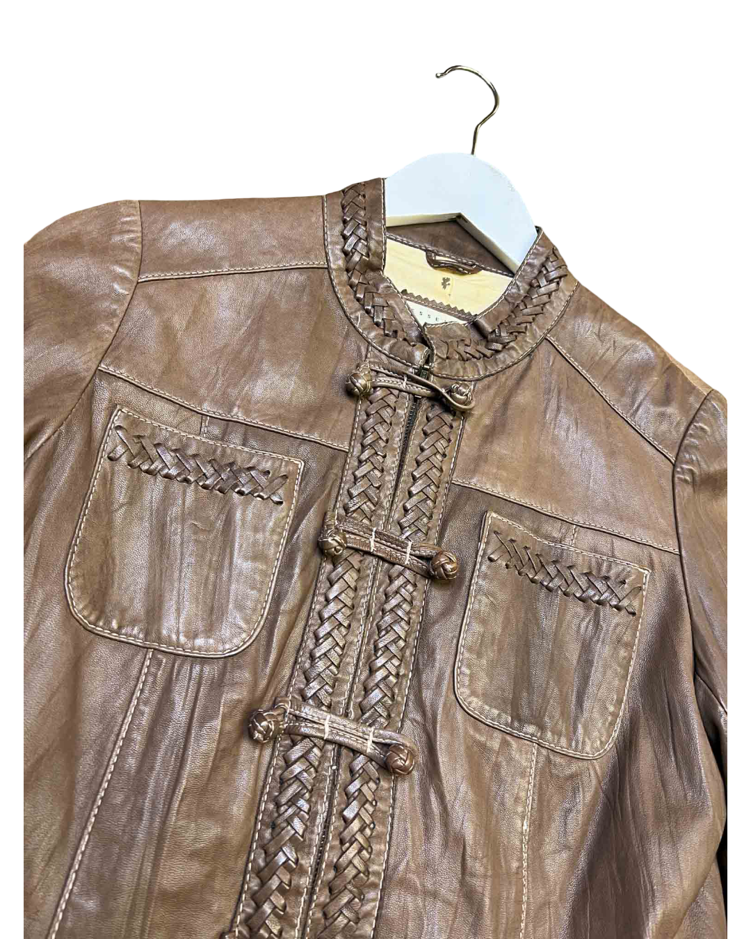 Size 38 (M) | Essentiel Antwerp Lambswool Braided Jacket