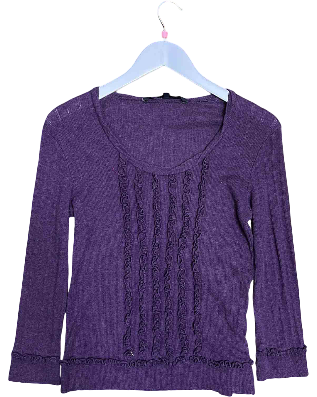Size S | Marc Jacobs Ruffle Scoop Neck Top