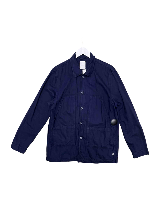 Size L | Wood Wood Navy Fabian Chore Shacket