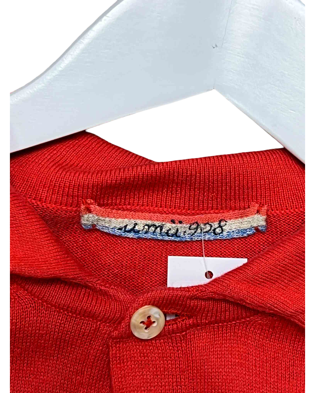 Size M | 45rpm Red Knit Shirt Cardigan