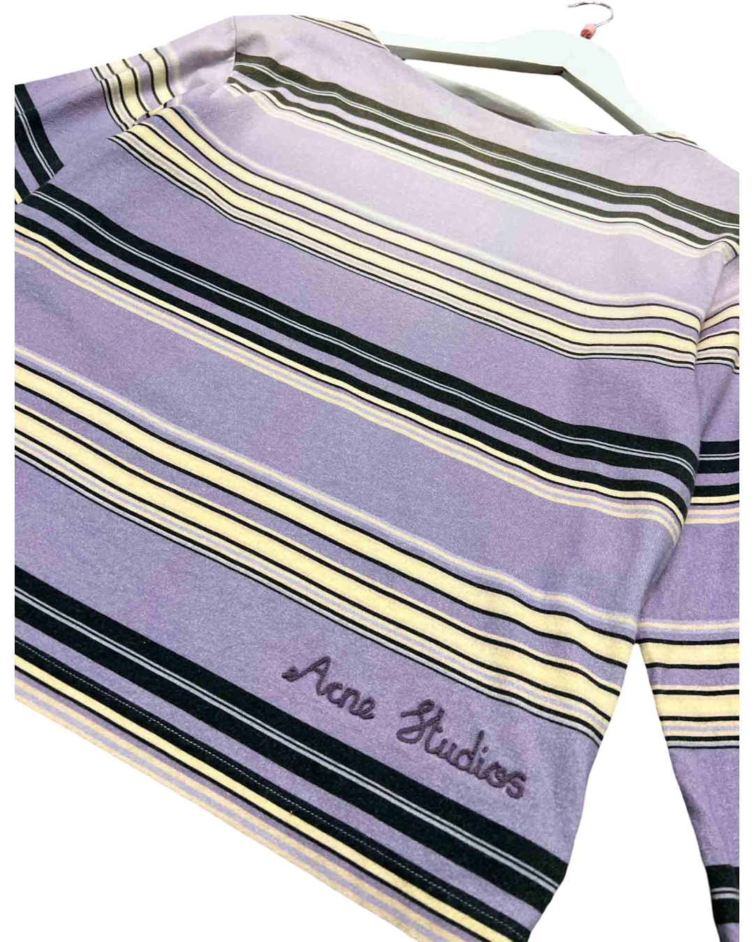 Size XXS | Acne Studios Purple Striped Top