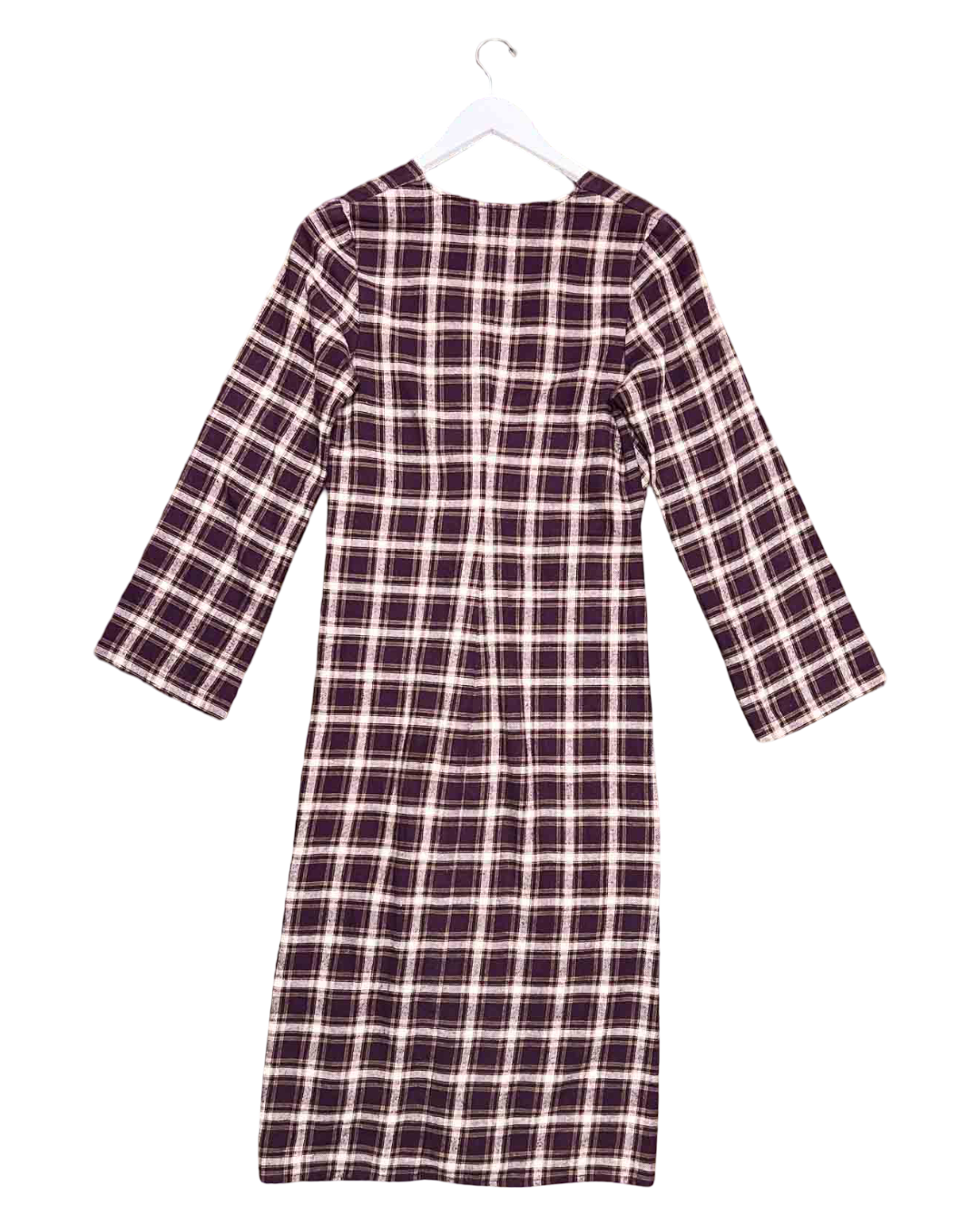 Size 6 | Lois Hazel Dress Purple Check Dress
