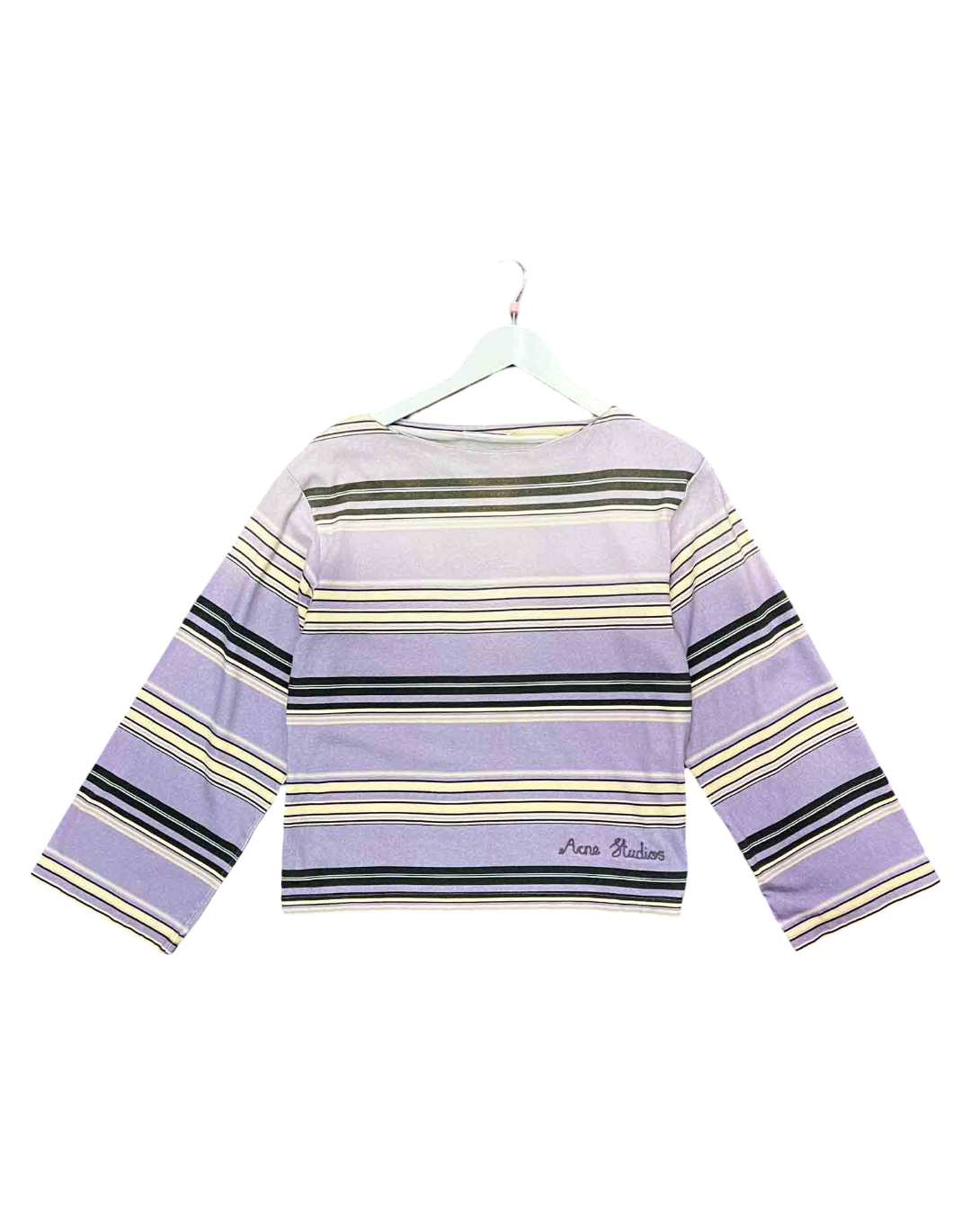 Size XXS | Acne Studios Purple Striped Top