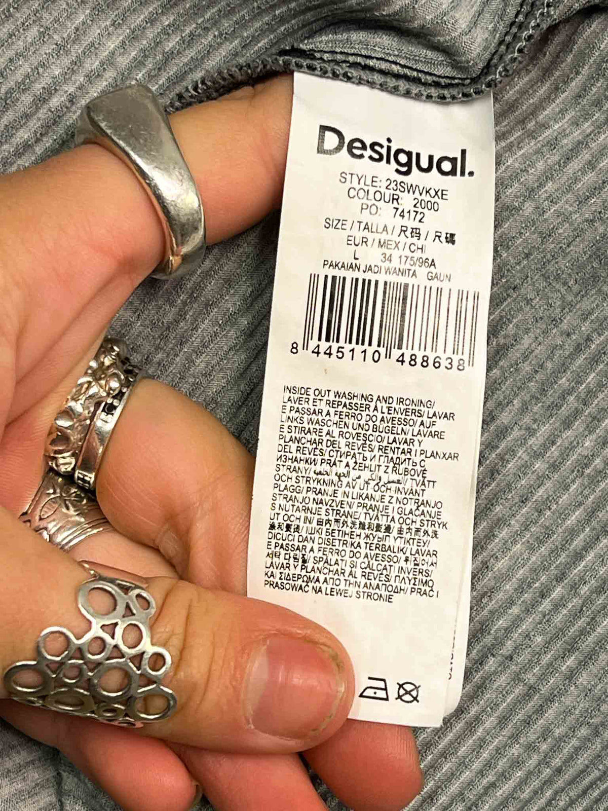 Size L | Desigual Floral Stretch Maxi Dress