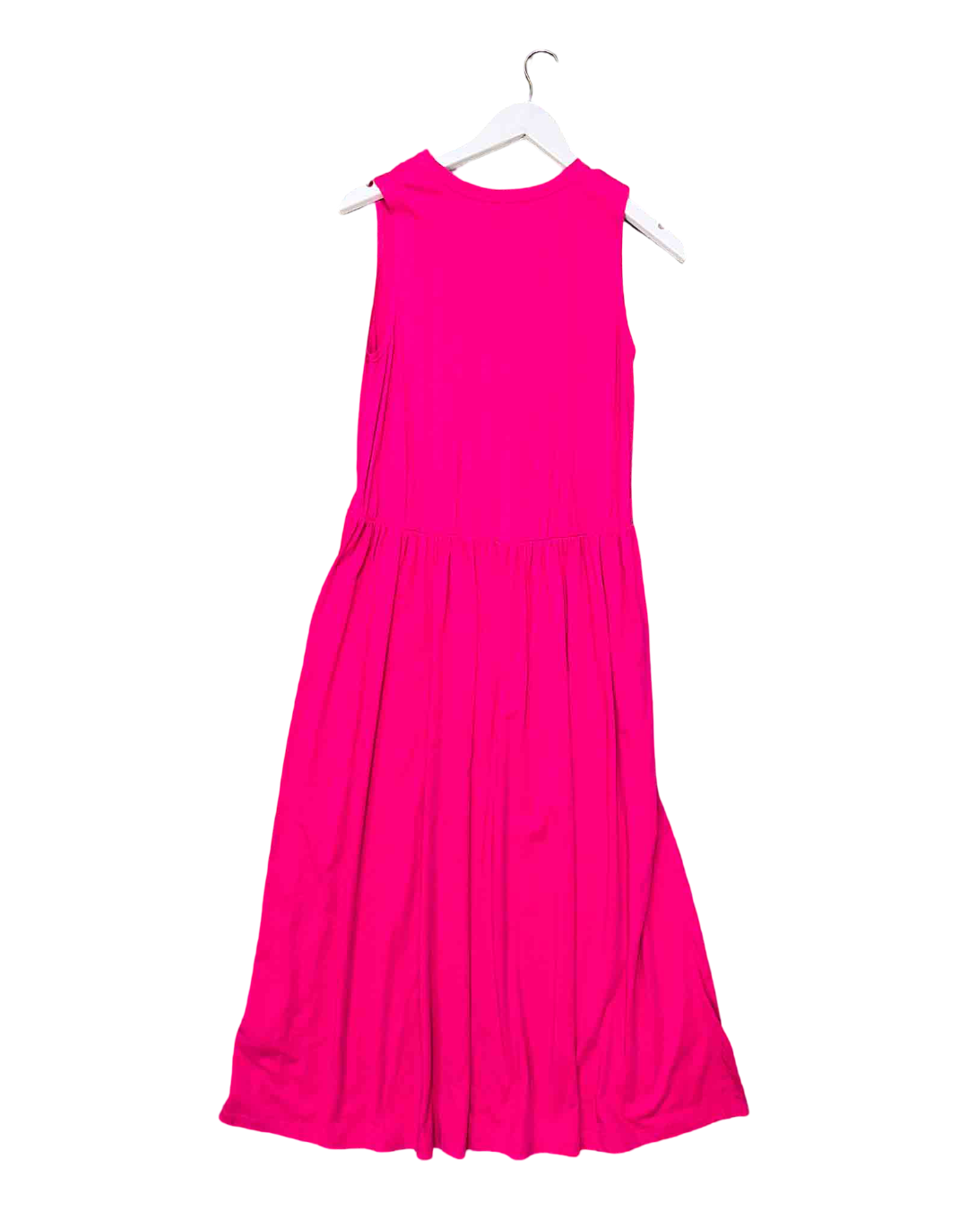 Size XS | Kowtow Magenta Light Curve Midi Dress