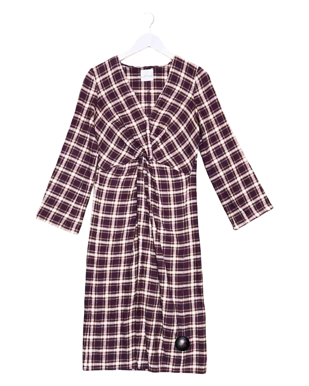 Size 6 | Lois Hazel Dress Purple Check Dress