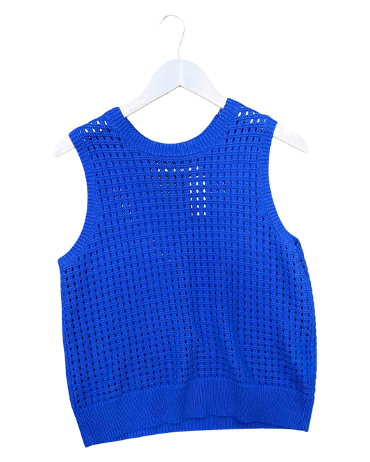 Size S | Kloke Blue Knit Vest