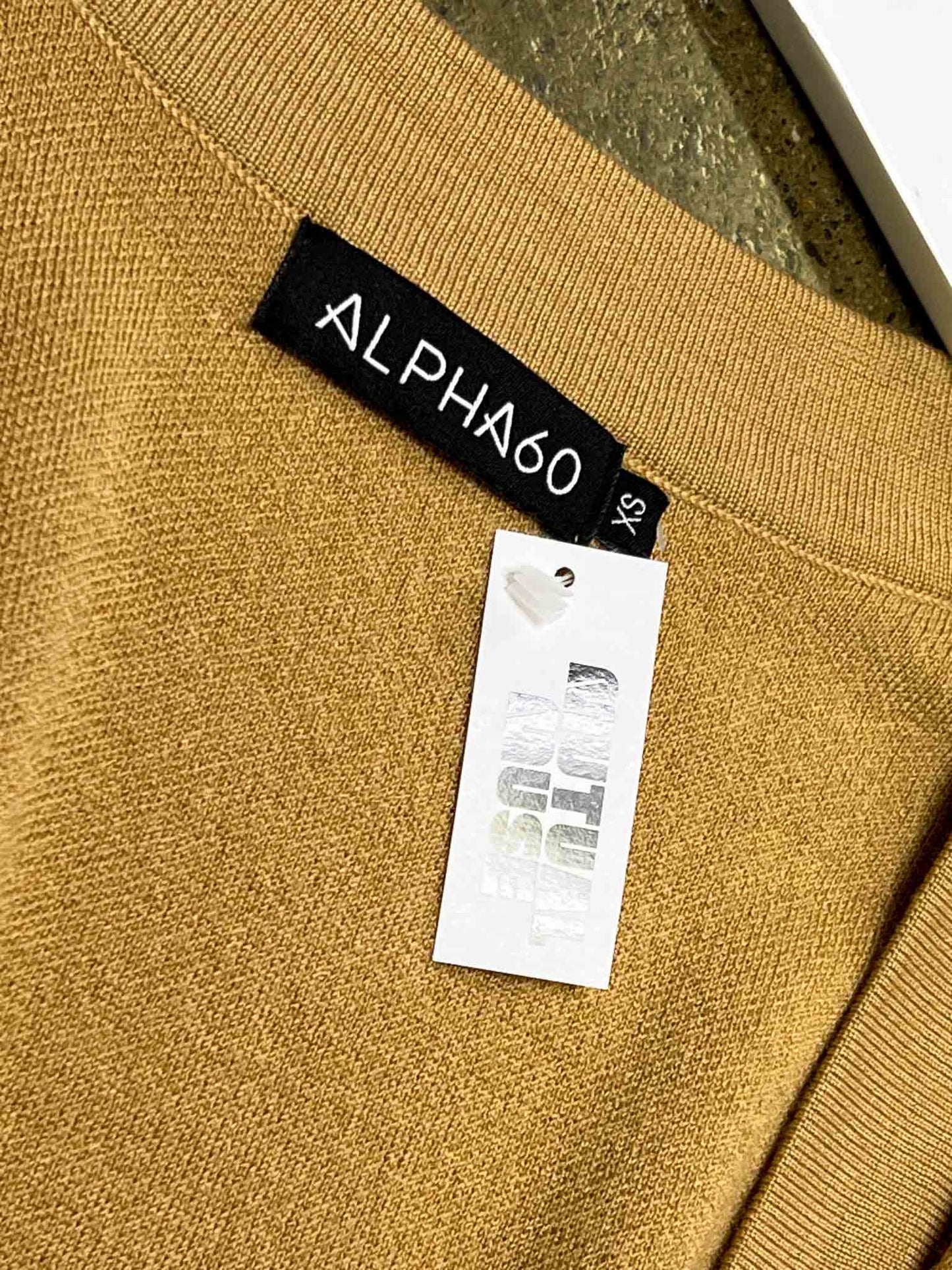 Size XS | Alpha60 Sand Merino Wool Blend Cardigan