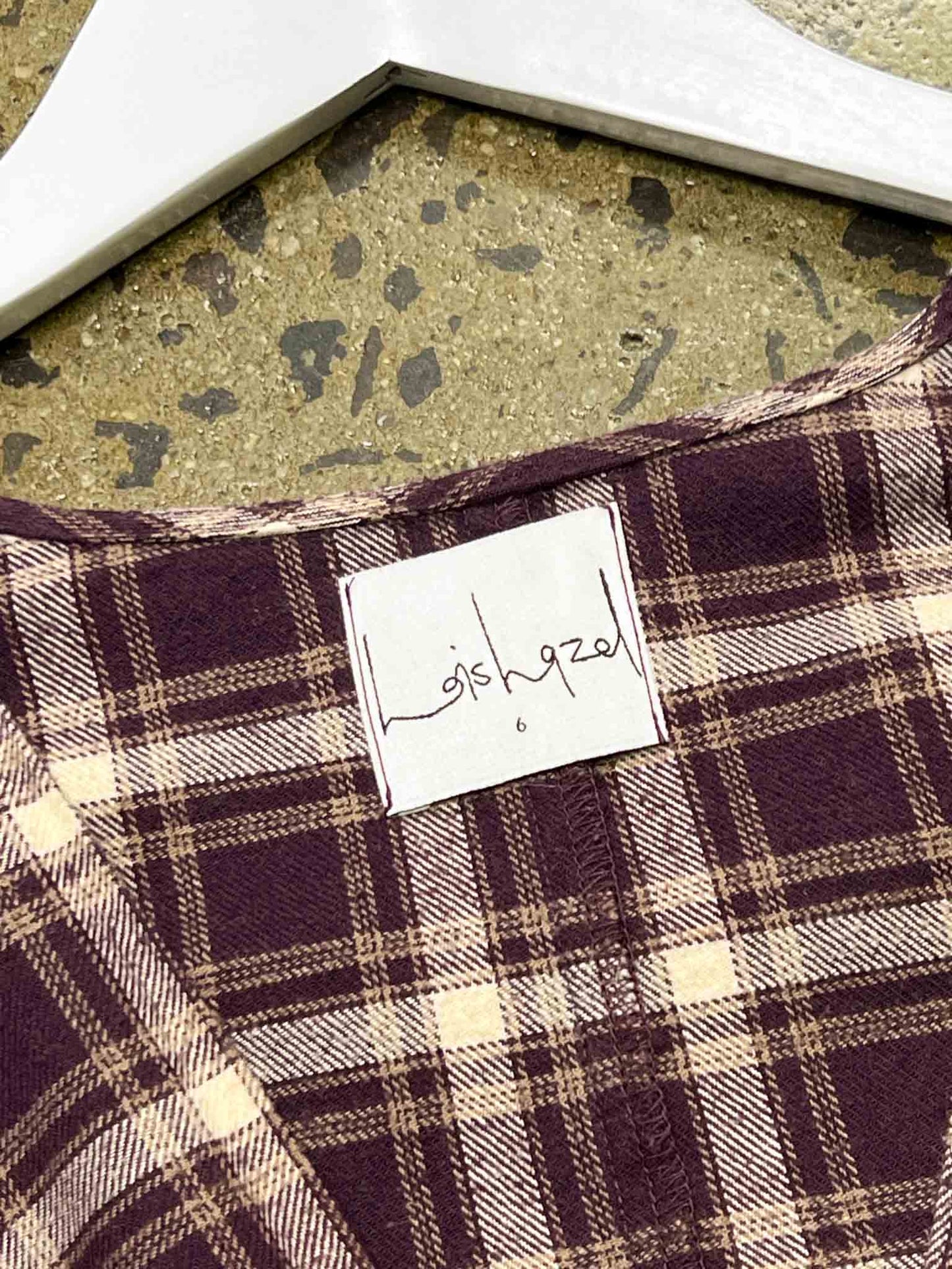 Size 6 | Lois Hazel Dress Purple Check Dress