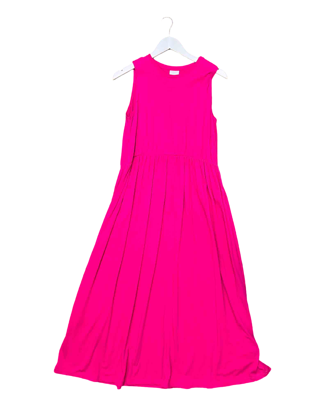 Size XS | Kowtow Magenta Light Curve Midi Dress