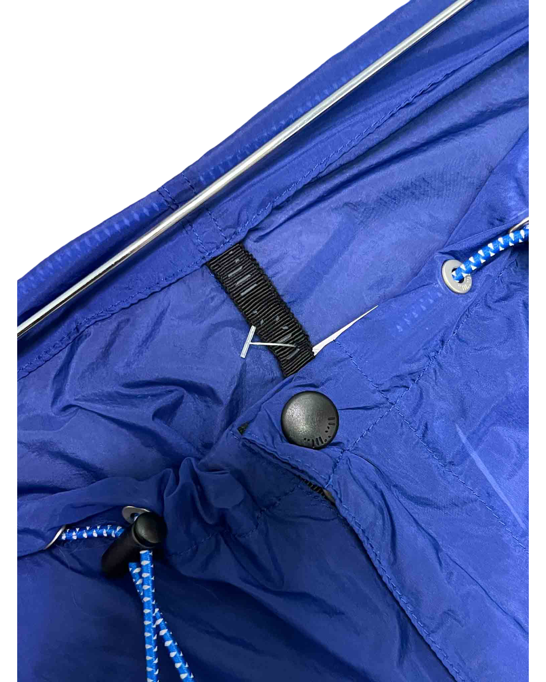 Size M | Unravel Project Blue Nylon Parachute Cargo Pants