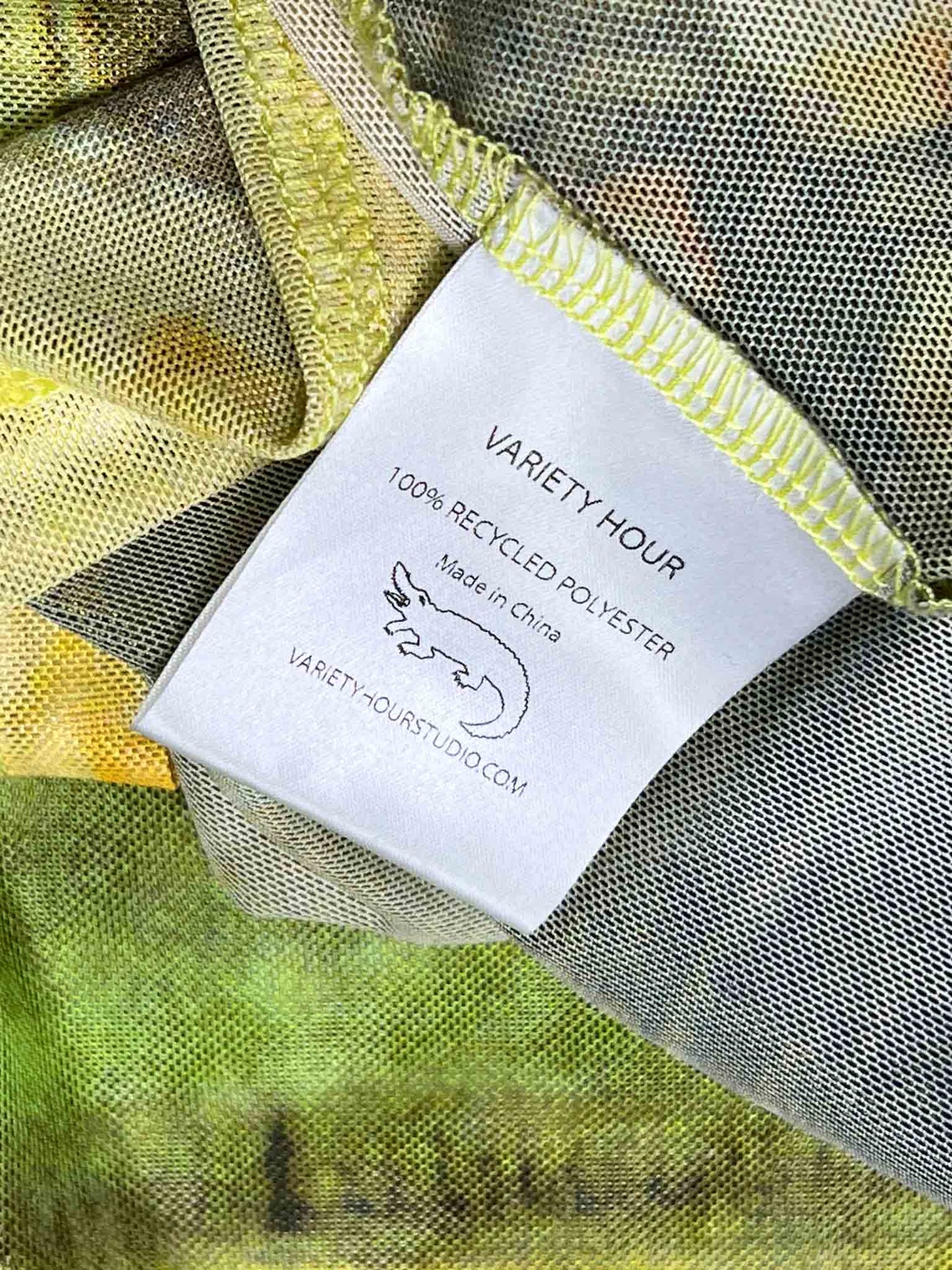 Size XL | Variety Hour Golden Farm Field Mesh Top