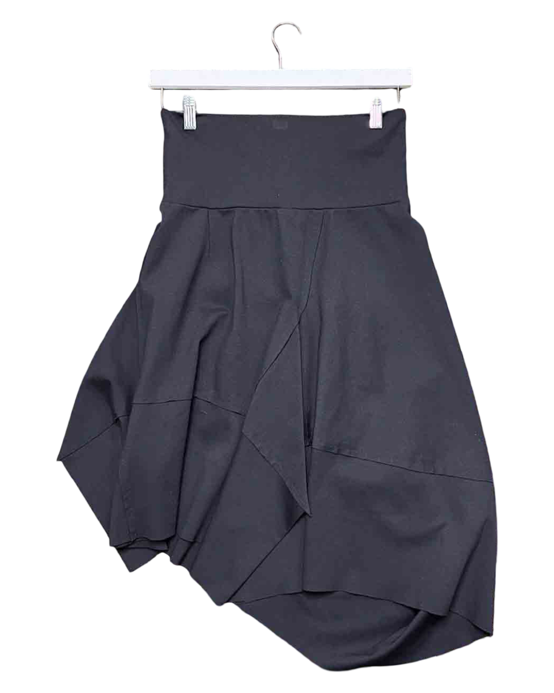 Size S | Fool Charcoal Asymmetric Midi Skirt