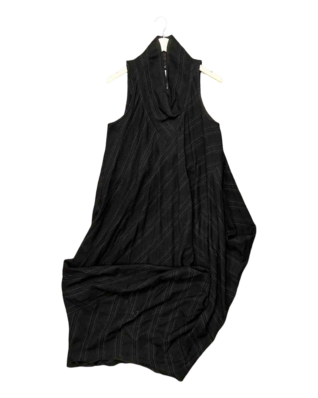 Size M | Et Al Black Asymmetrical Wool Dress