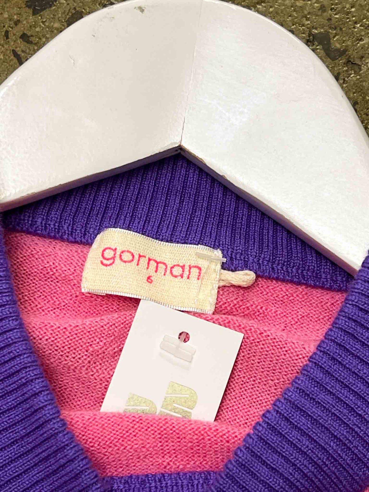 Size 6 | Gorman Merino Wool Colour Block Jumper