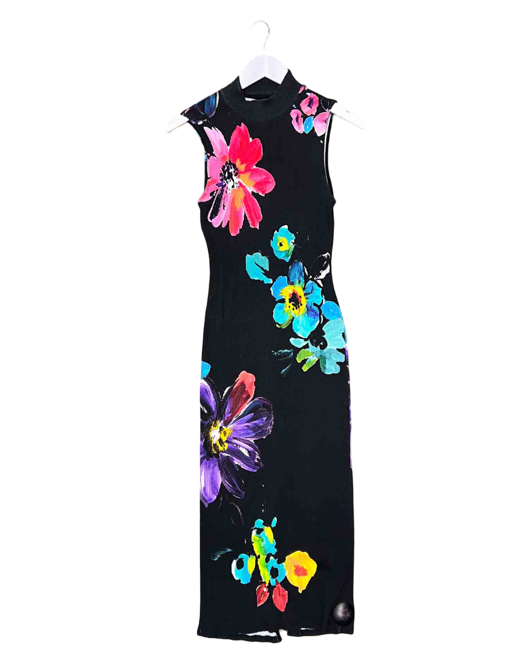 Size L | Desigual Floral Stretch Maxi Dress