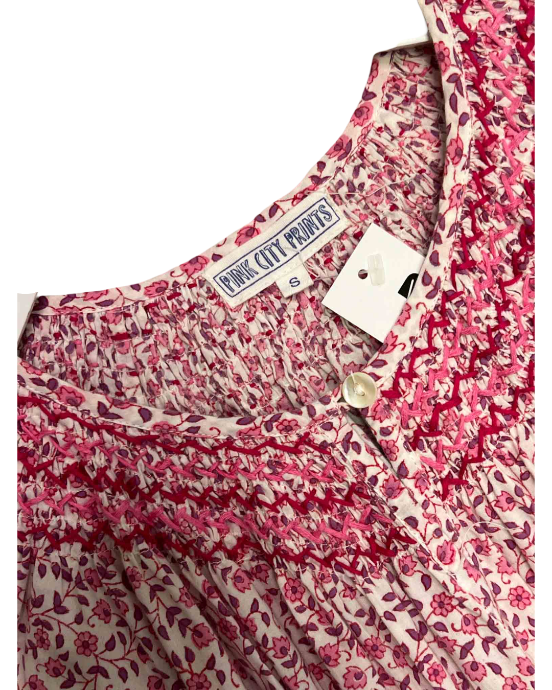 Size S | Pink City Prints Floral Dress