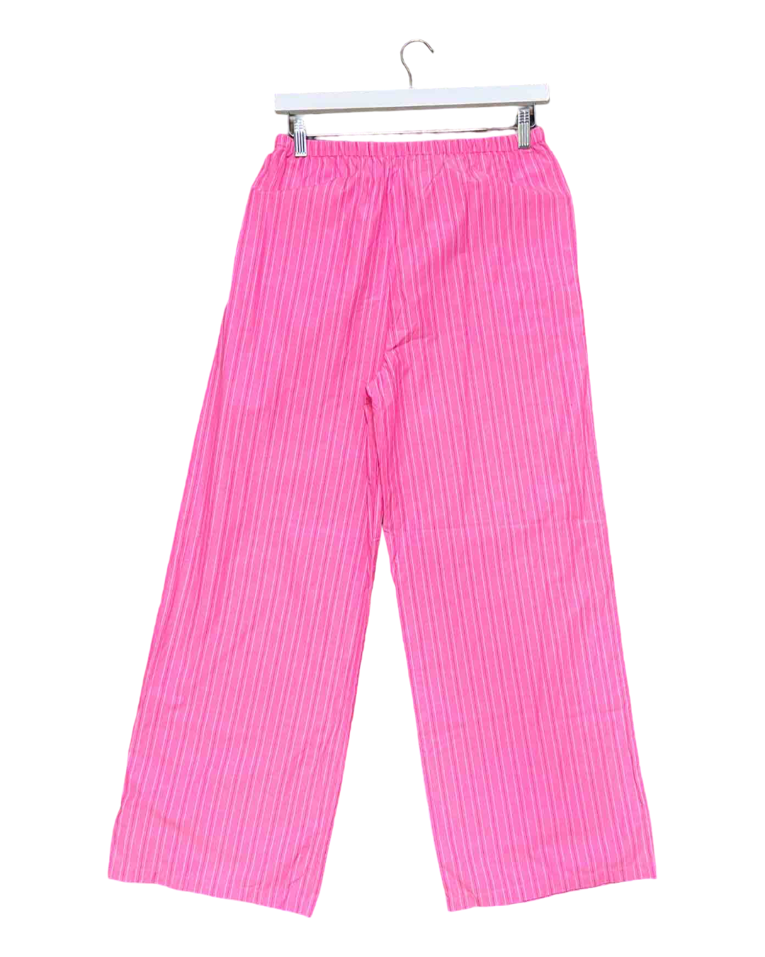 Size L | Cookadaily Pink Striped Relaxed Wideleg Pants