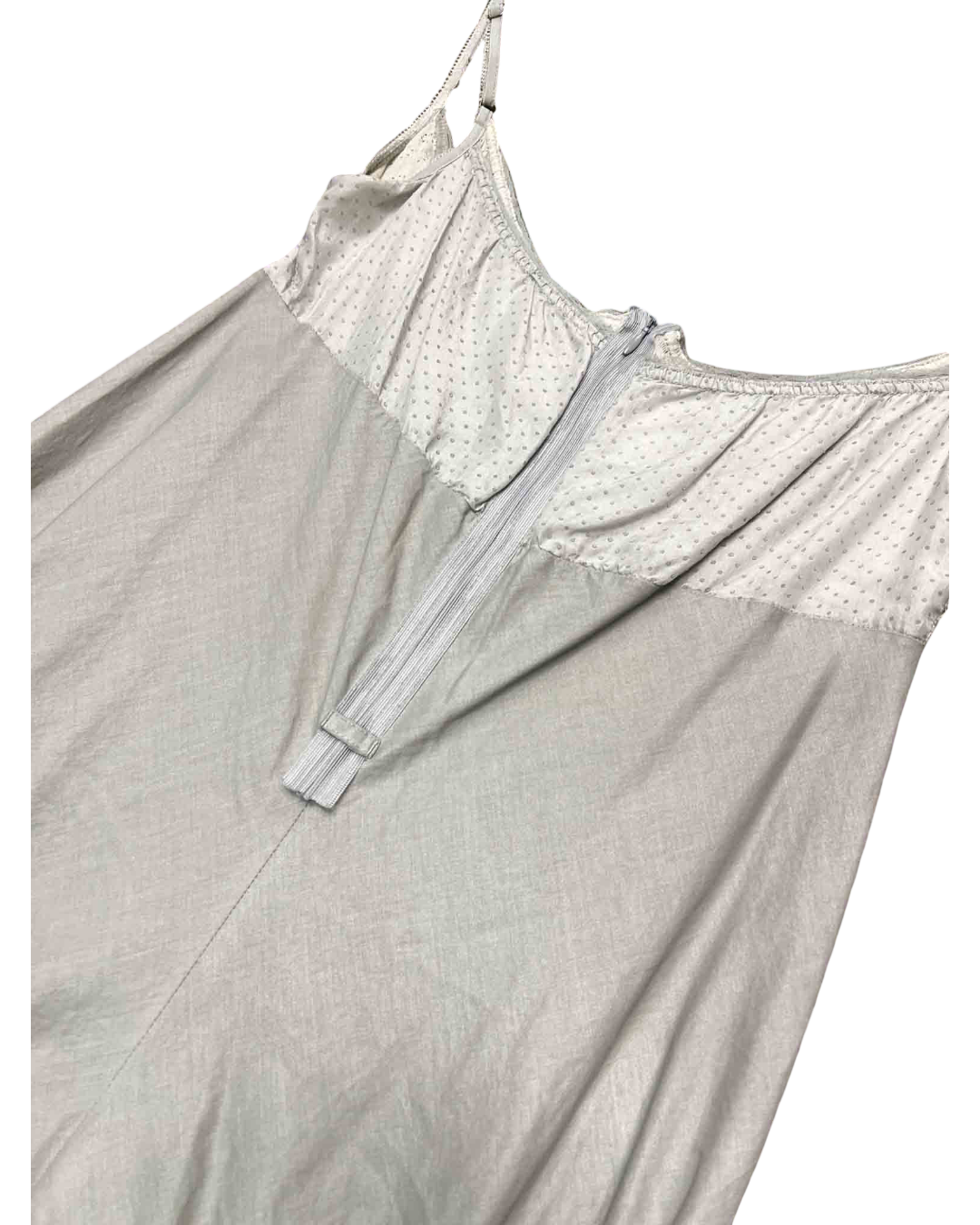 Size S/M | Cop Copine Grey Cotton Tiered Ruffle Dress