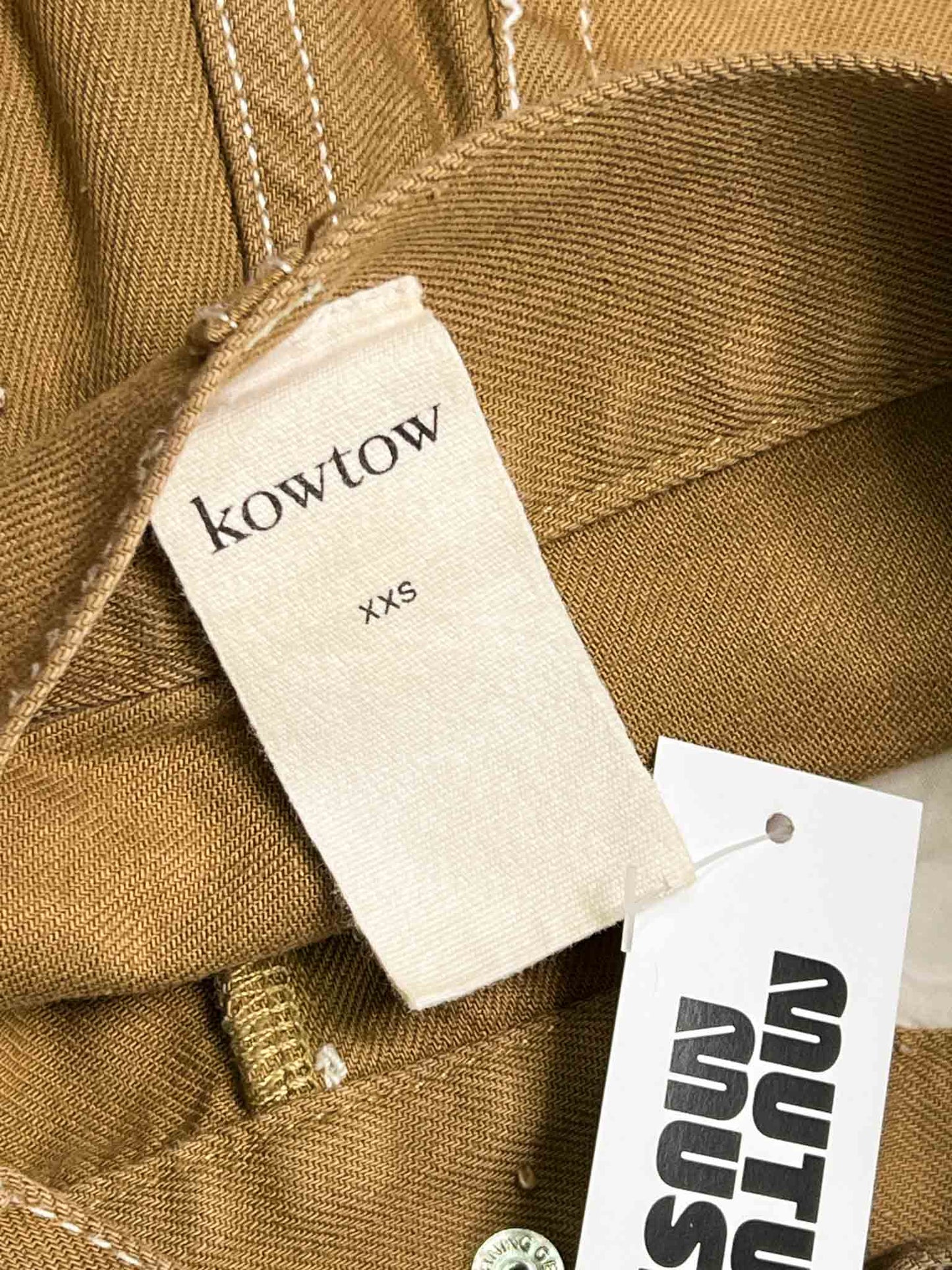 Size XXS | Kowtow Brown Organic Cotton Pants
