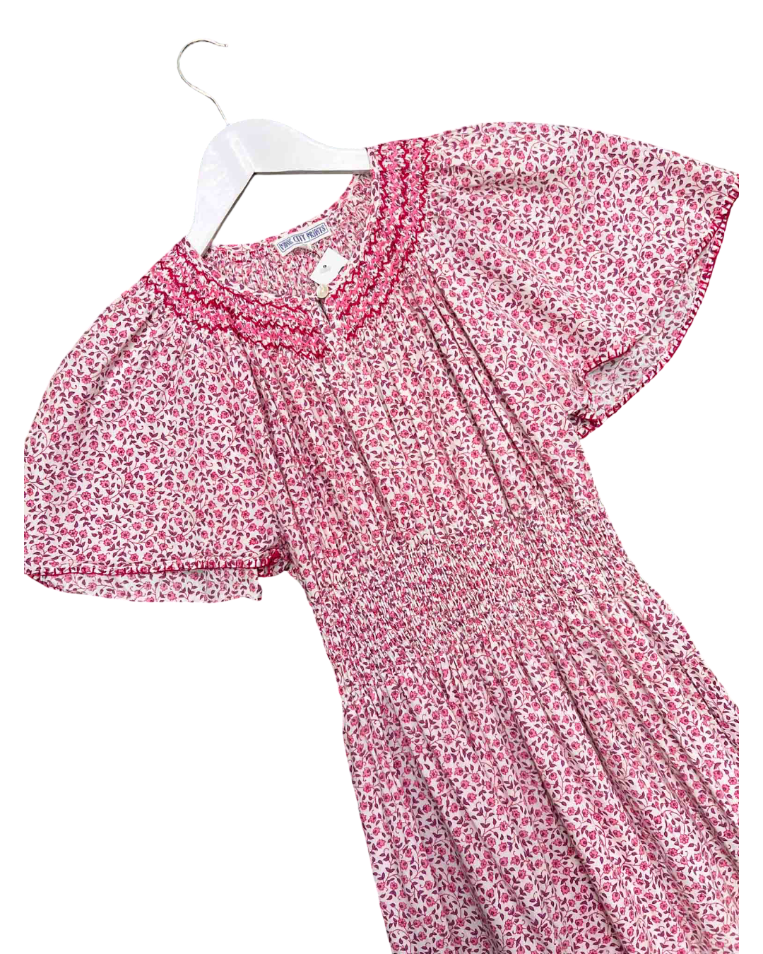Size S | Pink City Prints Floral Dress