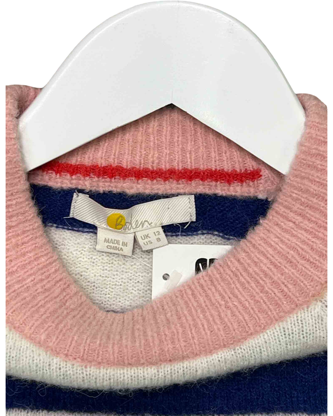 Size L | Boden Multi Stripe Knit Jumper