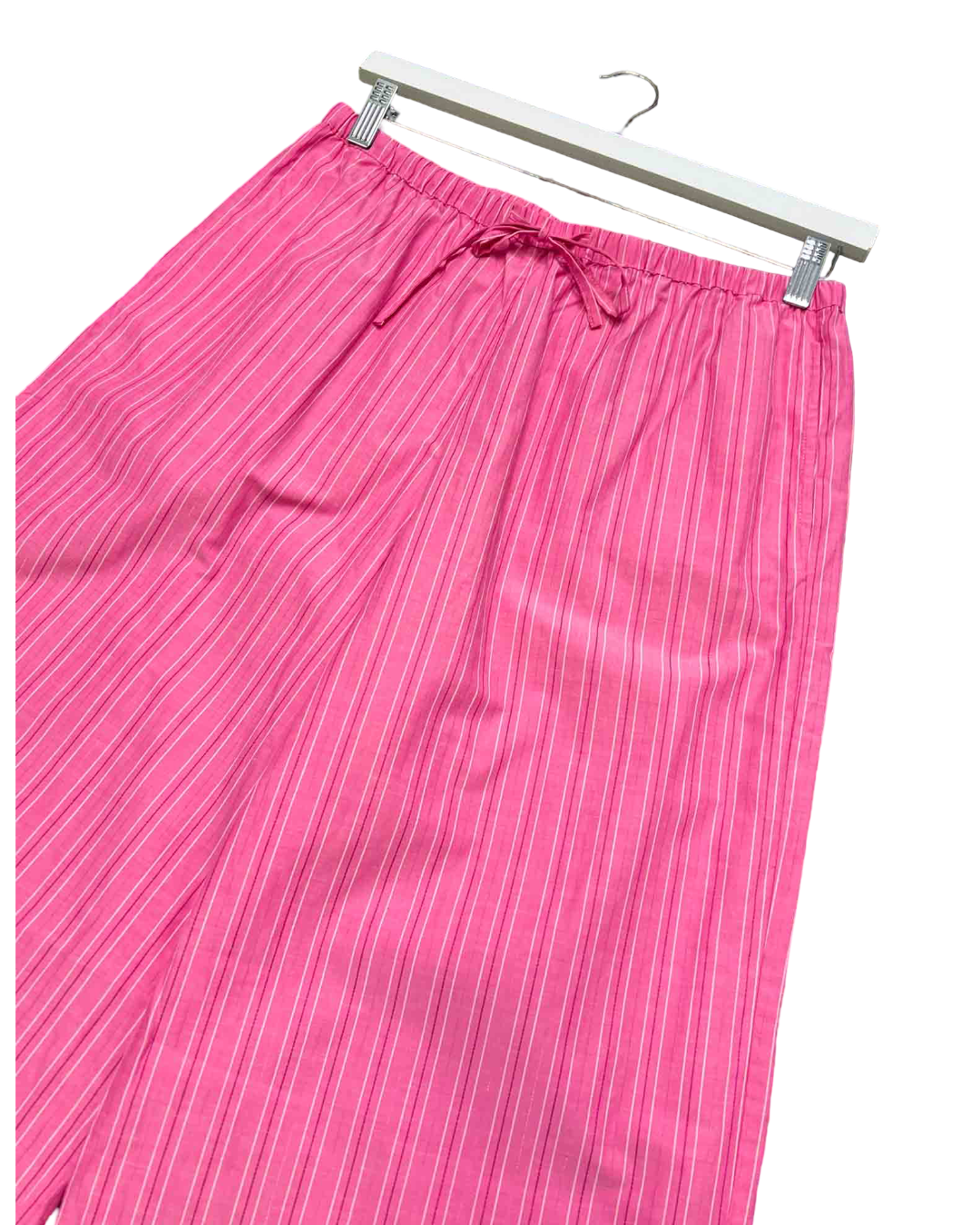 Size L | Cookadaily Pink Striped Relaxed Wideleg Pants